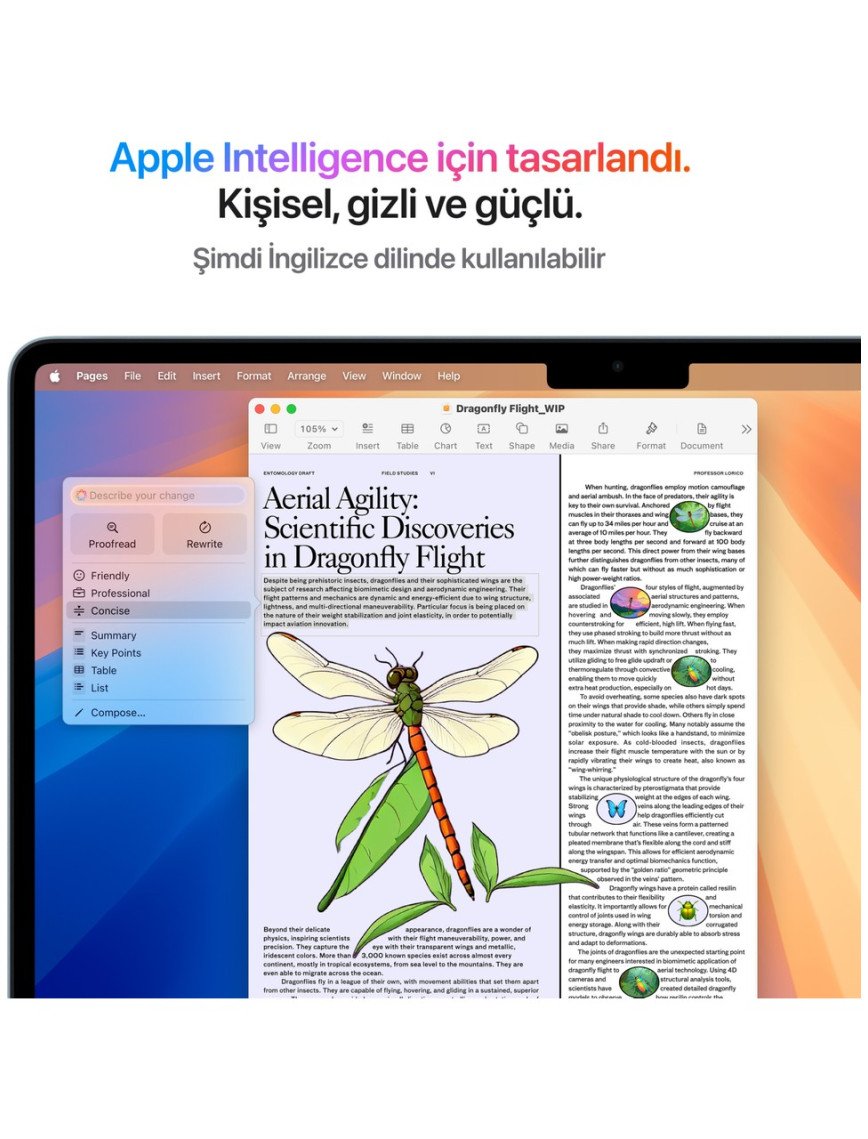 Apple MacBook Air M4 16GB 256GB SSD macOS 13" Taşınabilir Bilgisayar Gök Mavisi MC6T4TU/A