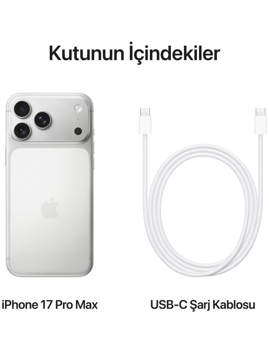 Apple iPhone 17 Pro Max 256 GB Gümüş